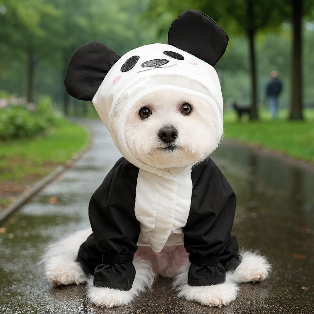 Pet Supplies York - Panda Halloween Cosplay Waterproof Costume For