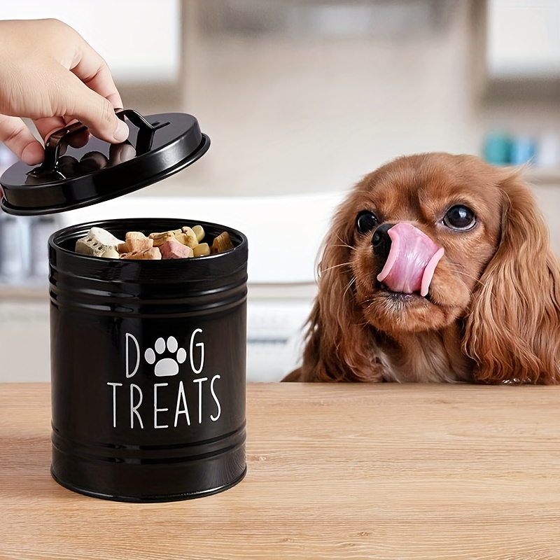 Pet Supplies For Dogs - Metal Dog Treat Container Dog Food