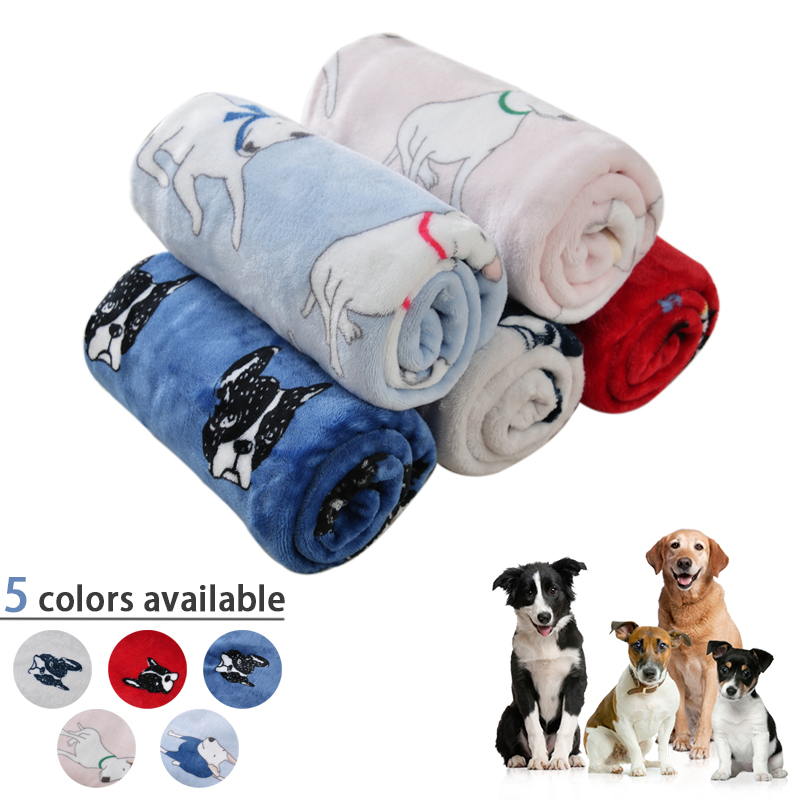 Pet Supplies For Dogs - Soft Flannel Dog Bed Blanket Pet