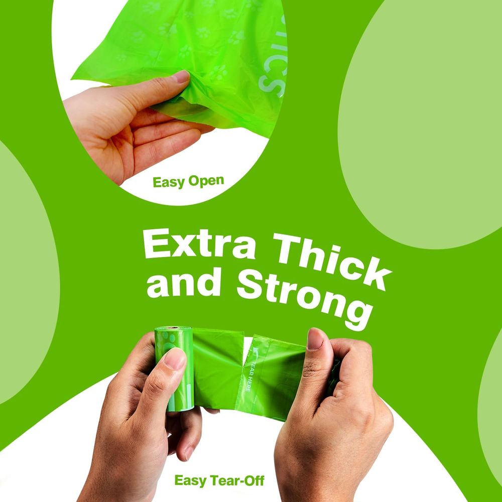 Dog Poop Bags Rolls 270 Count, - Poop Bag Dispenser recension och pris
