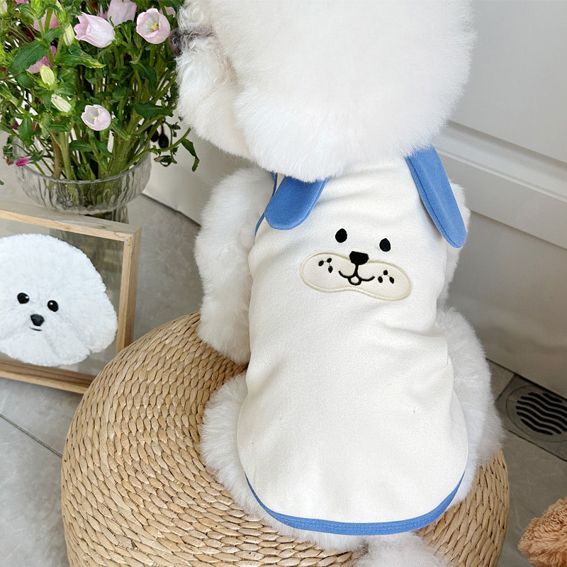 Cartoon Dog Clothes Sleeveless - Pet Supplies York recension och pris