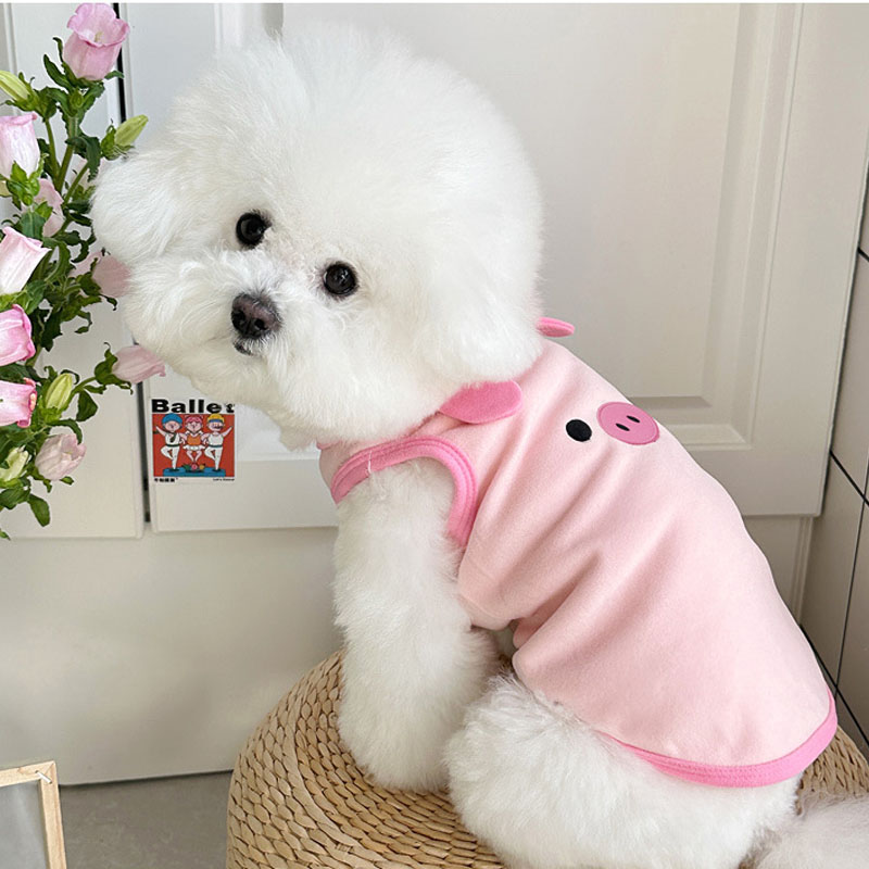 Cartoon Dog Clothes Sleeveless - Pet Supplies York recension och pris