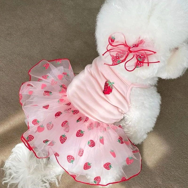Cute Pet Dog Dress for Small D - Pet Supplies York recension och pris
