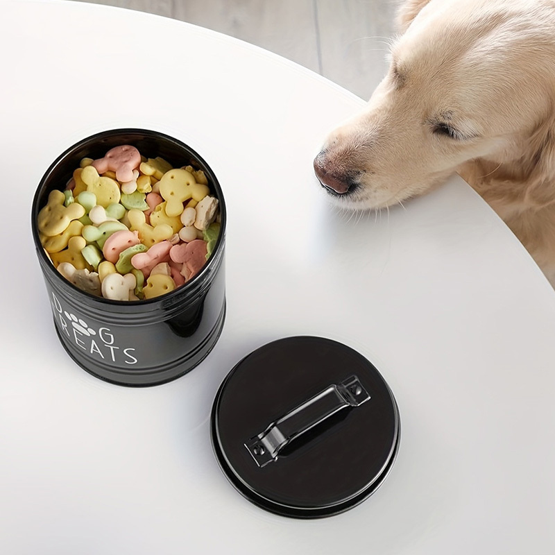 Metal Dog Treat Container Dog  - Pet Supplies For Dogs recension och pris
