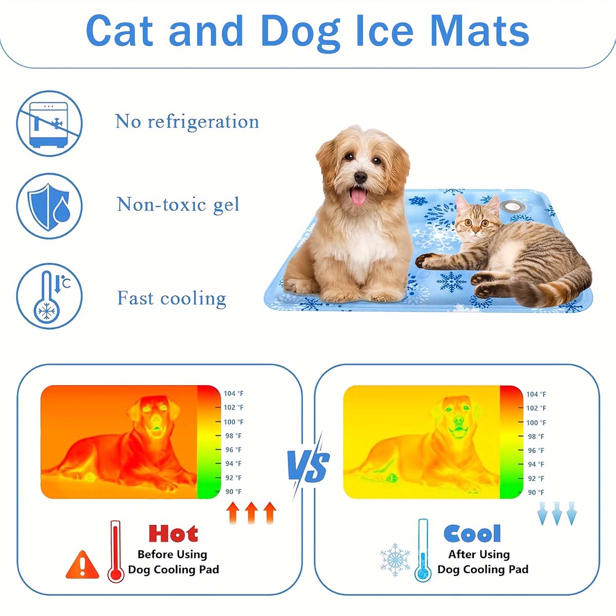 Summer Pet Mat, Pet Ice Mat, D - Pet Supplies For Dogs recension och pris