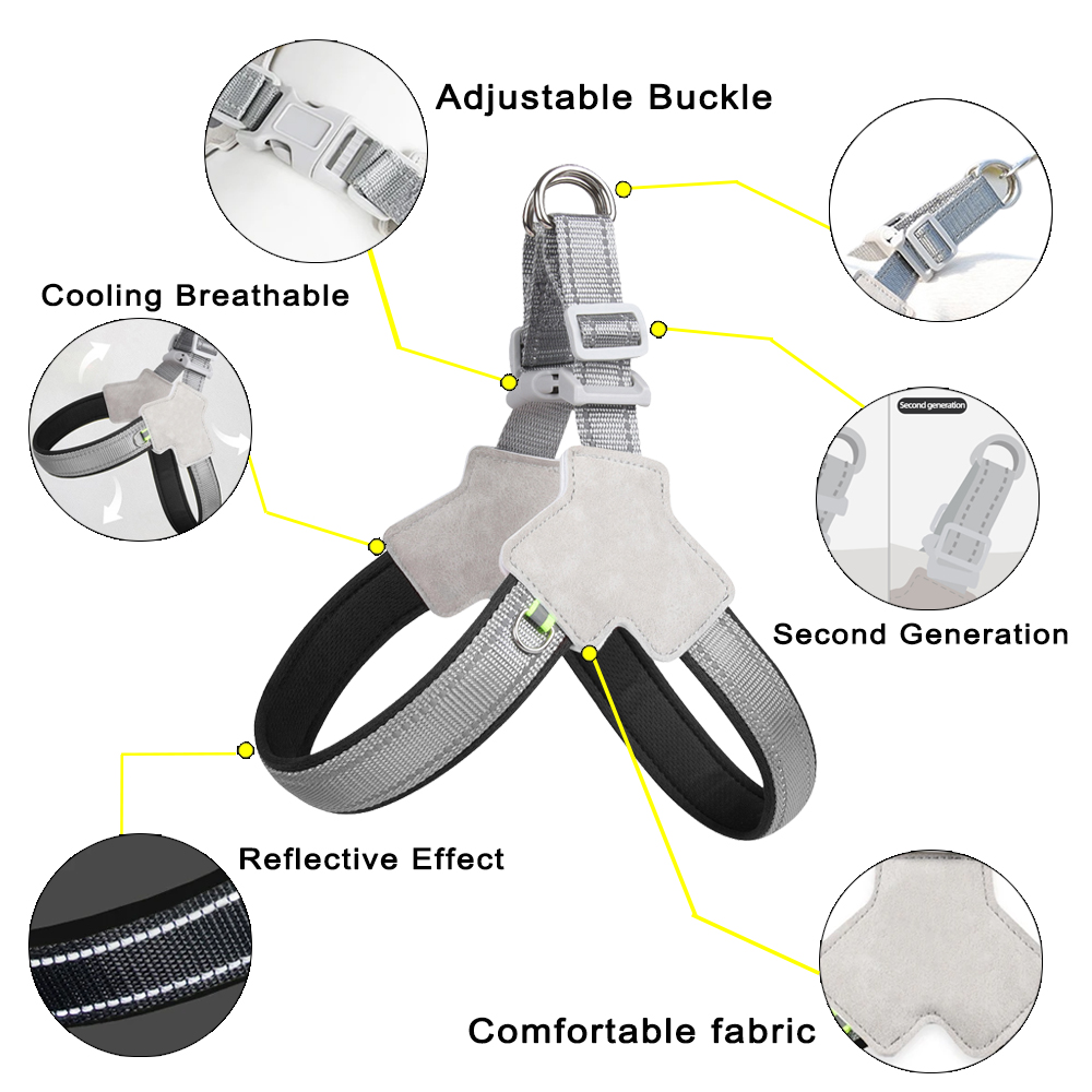 Dog Harness Reflective Adjusta - Pet Supplies York recension och pris