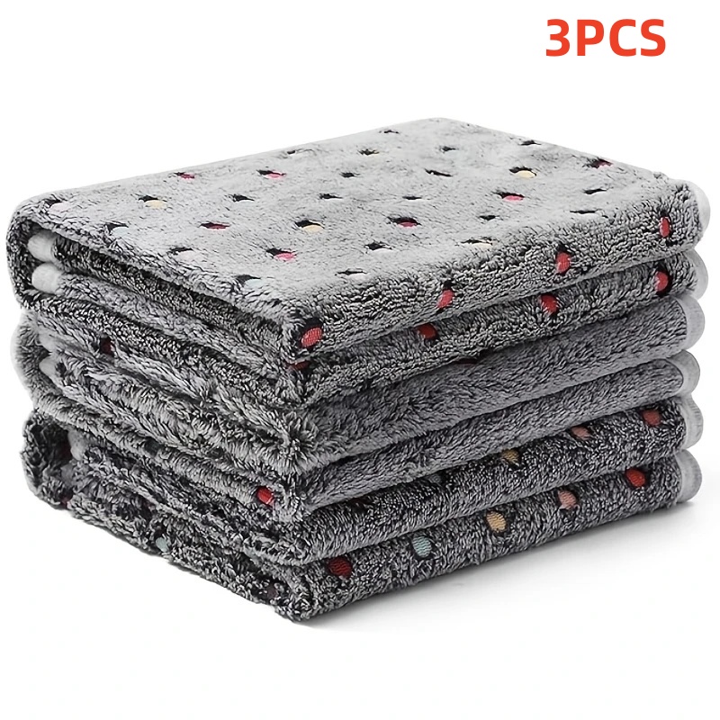 3PCS Soft Fluffy Pet Blanket C - Pet Supplies For Dogs recension och pris